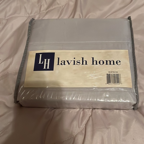Lavish home NEW IN PACKAGING full sized sheet set - Picture 2 of 2